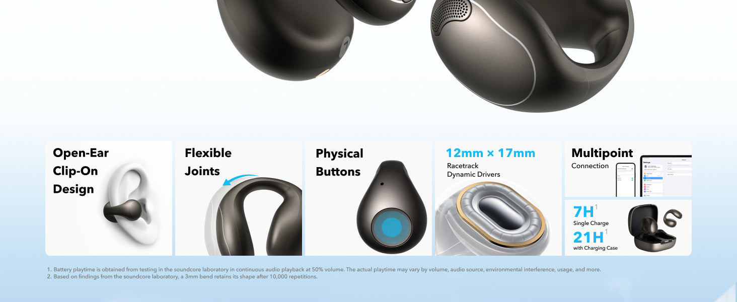 سماعة Soundcore C40i | سماعات أذن مرنة ومريحة سماعة Soundcore C40i | سماعات أذن مرنة ومريحة