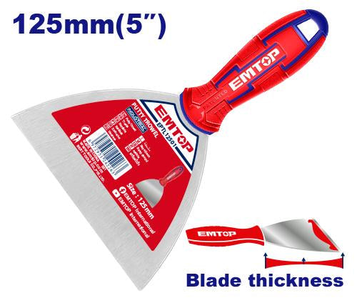EMTOP EPTL12501 Rubber Hand Putty Knife – 125MM