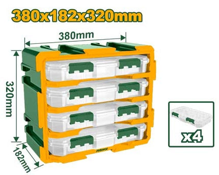  JADEVER 4‑Drawer Modular Storage Tower