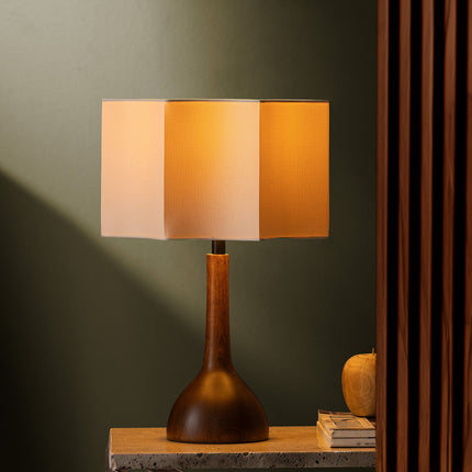 Diana Brown & Beige Lampshade - Elegant Room Lighting