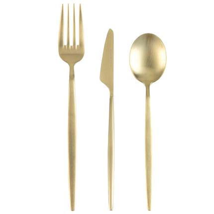 Freya 18-Piece Gold Cutlery Set for 6 People