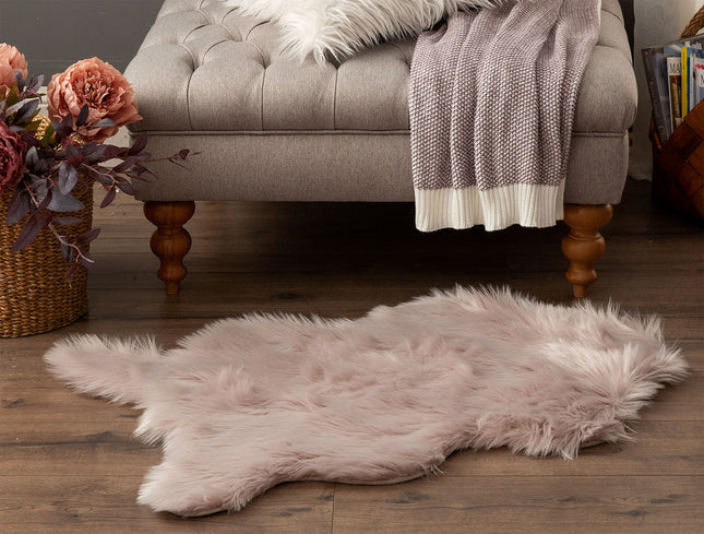 Madame Coco Lela Plush Carpet in Damson Purple
