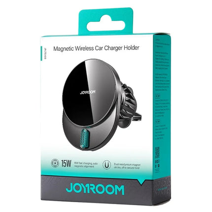 JR-ZS409 Magnetic Wireless Car Charger Holder-Black