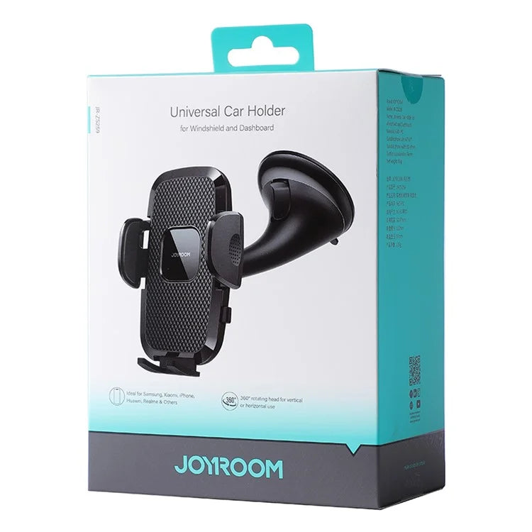 JR-ZS259 Mechanical Car Phone Holder (Windshield)-Black JR-ZS259 Mechanical Car Phone Holder (Windshield)-Black