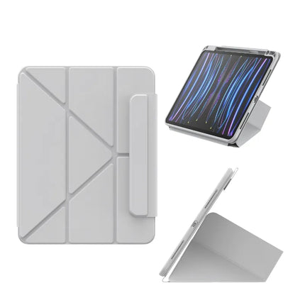 Baseus Minimalist Series Magnetic Protective Case for iPad Pro 11-inch and iPad Air 4 / Air 5 (10.9-inch) - Multi-Angle Foldable Stand - Smart Auto Sleep and Wake - Comprehensive Edge Protection - Integrated Pencil Holder