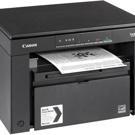 Canon i-SENSYS MF3010 Multi-Function Mono Laser Printer - 3-in-1 Print, Scan, Copy - Compact Professional Design - Fast 18ppm Output - Energy Efficient - Black