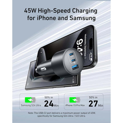 Anker 167.5W Ultra-Fast 3-Port Car Charger