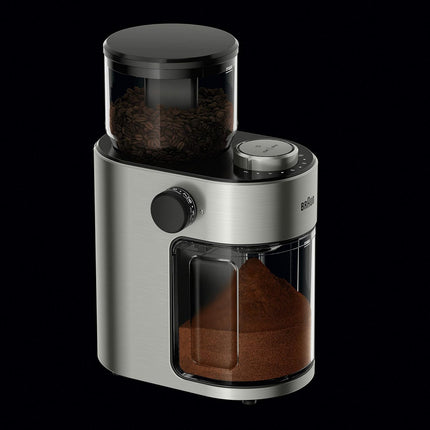 Braun Coffee Grinder 15 Settings 220g Silver