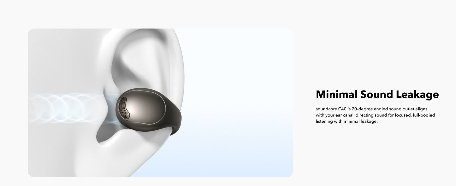 سماعة Soundcore C40i | سماعات أذن مرنة ومريحة سماعة Soundcore C40i | سماعات أذن مرنة ومريحة