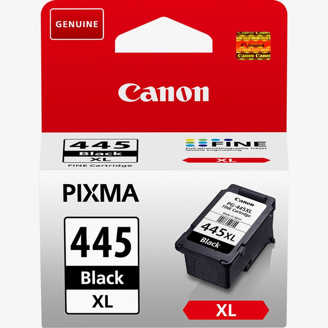 Canon PG-445XL High Yield Black Ink Cartridge - FINE Technology - Sharp Document Printing - Genuine Canon Ink - Compatible with PIXMA MG and TS Series - Black