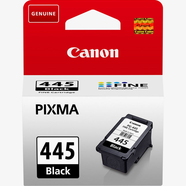 Canon PG-445 Black Ink Cartridge - FINE Technology - Crisp Document Printing - Genuine Canon Ink - Compatible with PIXMA MG and TS Series - Black