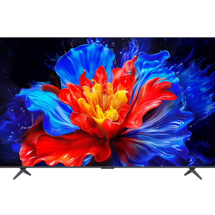 تلفزيون تي سي إل (TCL) مقاس 65 بوصة بدقة 4K HDR ونظام Google TV - موديل 65P8K - معالج Ai-PQ - تقنية Dolby Audio - تحكم صوتي - أسود