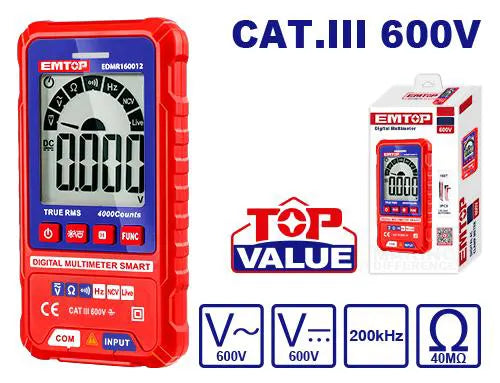 EMTOP EDMR160012  Digital Multimeter Measuring Device