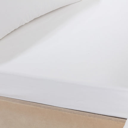 Madame Coco Sibyla King-Size Satin Flat Sheet White