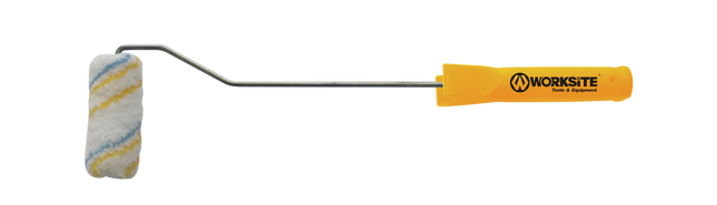 WT8097 worksite Paint Roller Cylinder Brush 1/2 X 4 Inch From worksite Ergonomic Comfort Grip | WT8097