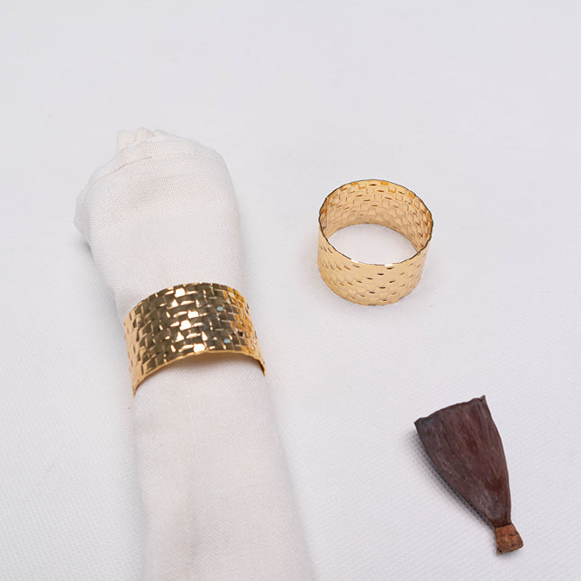 Karaca Home Marcello Gold Napkin Ring Set of 2