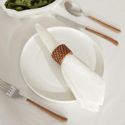Karaca Home Caroline No-Iron Napkin Set Ecru 2 Pieces
