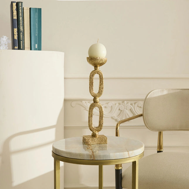 Karaca Home Helen Gold Candle Holder 8.5cm