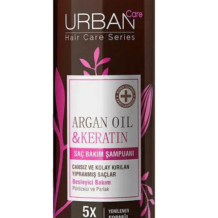 Urban Care Argan Oil & Keratin Nourishing Shampoo 350ml