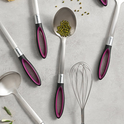 Karaca Swan Bordeaux Serving Spoon 18/10 Stainless Steel