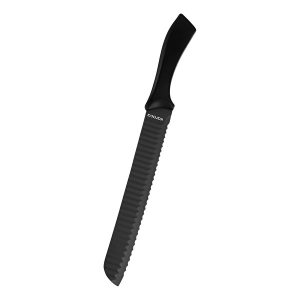 Karaca Momentum Black Bread Knife 20cm Serrated Blade