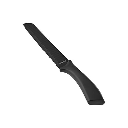 Karaca Momentum Black Bread Knife 20cm Serrated Blade