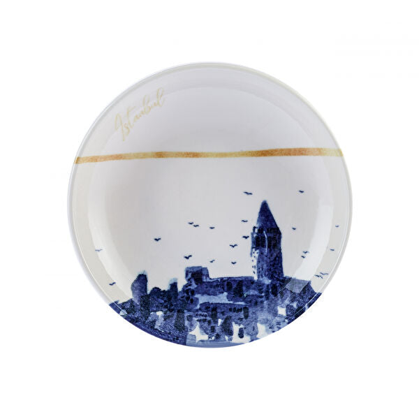 Karaca X New Ist Multicolor Stoneware Plate 20cm