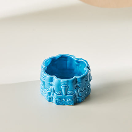 KARACA X IST Collection Medusa Blue Stoneware Frame