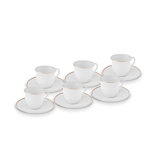 KARACA Seraf New Bone Coffee Cup Set 90ml - 6 Pieces