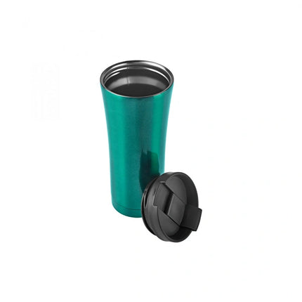 KARACA Star Shiny Leak-Proof Steel Container 450ml Green