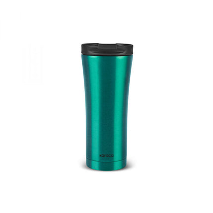KARACA Star Shiny Leak-Proof Steel Container 450ml Green