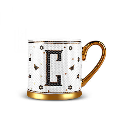 Karaca Letter C Bone China Mug 330ml White