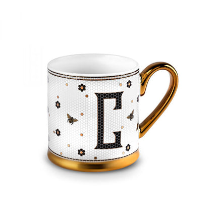 Karaca Letter C Bone China Mug 330ml White