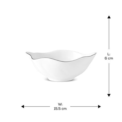 Karaca x Muge Anli Gold Bone China Bowl 15.5cm