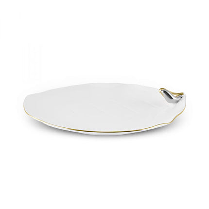 Karaca x Muge Anli Bird Dessert Plate Gold 21cm