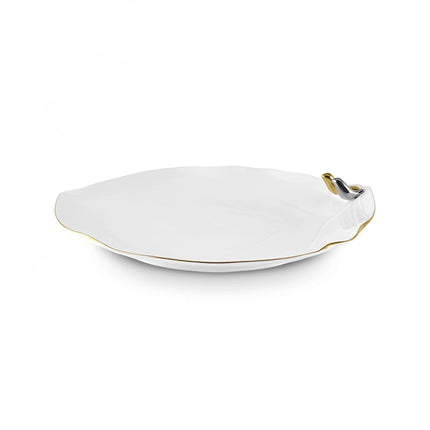 Karaca x Muge Anli Bird Gold Serving Plate 27cm