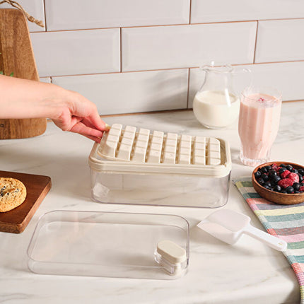 Crick Crack Harmony Ice Tray with Lid - Grey