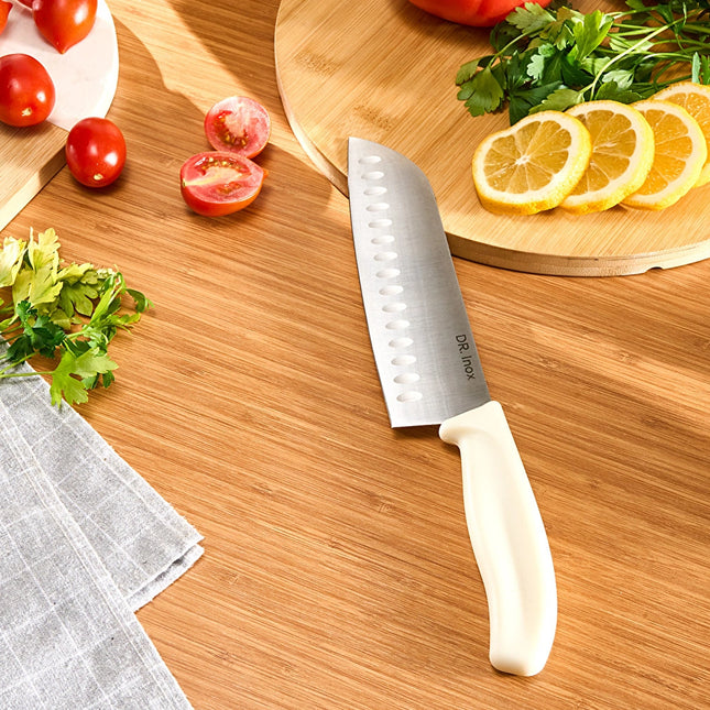 DR.INOX Professional Chef Knife 33 cm Black Finish