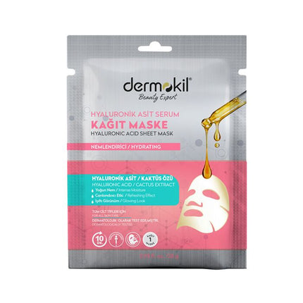 DERMOKIL Hyaluronic Acid Serum & Clay Sheet Mask