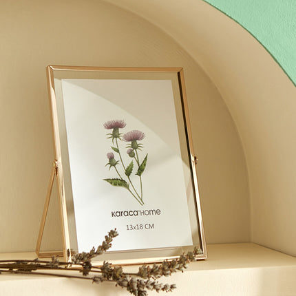Karaca Home Magic Gold Metal Picture Frame 15x20 cm
