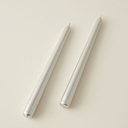 Karaca Home Silver Candle Holder Set 24cm - 2 Pieces