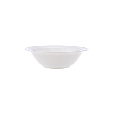 Karaca Polo 23cm Deep Bowl White - Classic Serving Dish