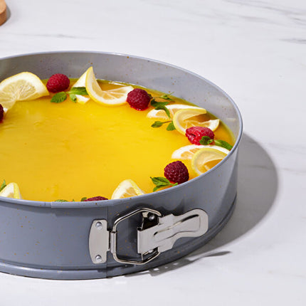 Karaca Waterper 2-Piece Cake Mold Set Gray Fuchsia