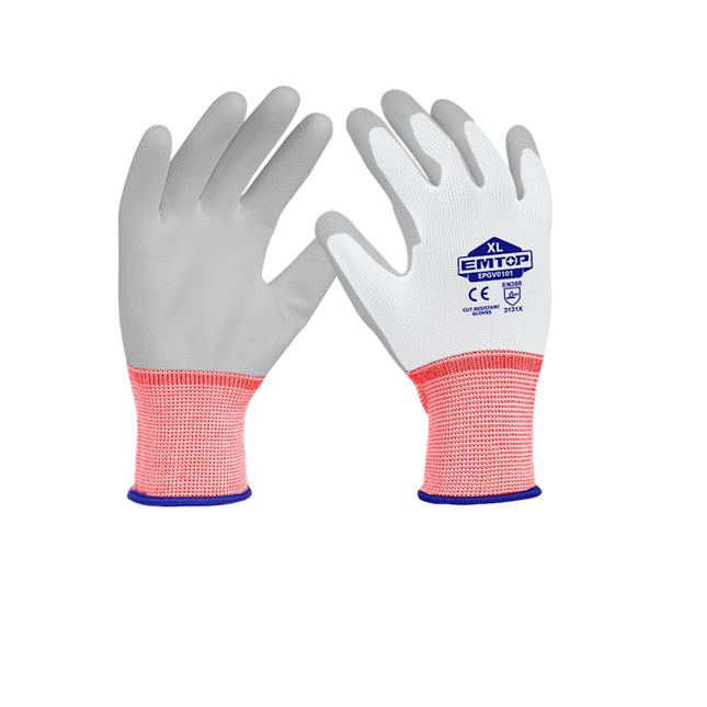 EMTOP EPGV0101  – Heavy-Duty White Cotton Work Gloves