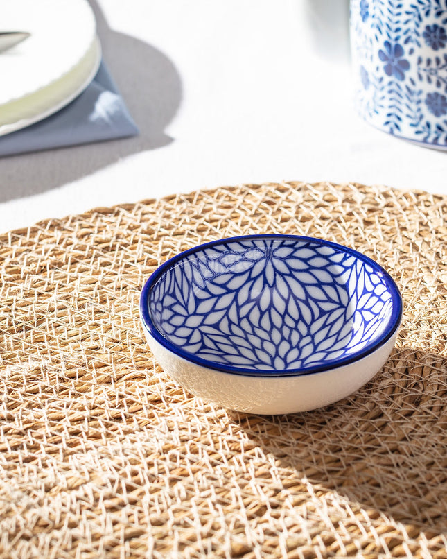 Rêve Bleu Drancy New Bone China Mini Plate - Drop Motif
