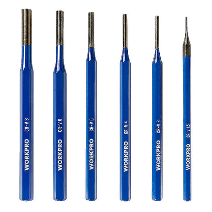 WORKPRO 6-Piece Pin Punch Set | WP201304