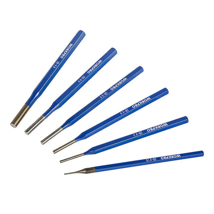 WORKPRO 6-Piece Pin Punch Set | WP201304
