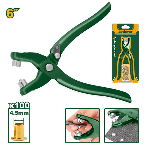 Jadever Ring Binding Press with 100 Small Rings 6″
