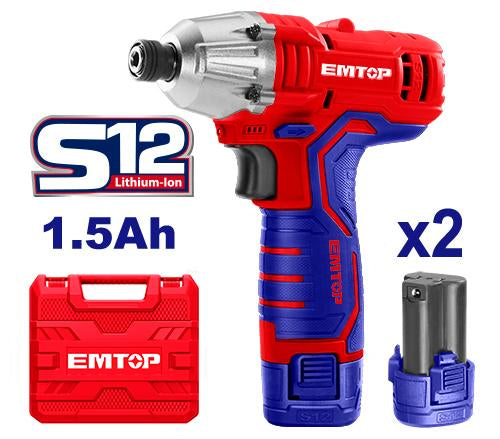 12V Lithium-Ion Cordless Impact Driver