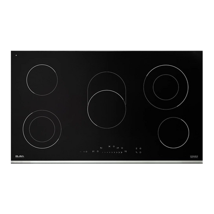 Elba Electric Hob Built-in Touch Control 90 cm Vitroceramic-Inox
